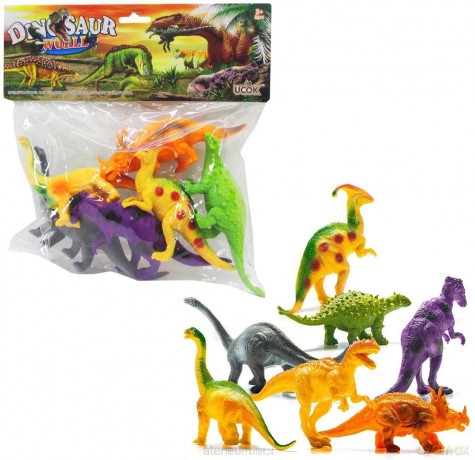 Dinozaury 6szt [FIGURKA]