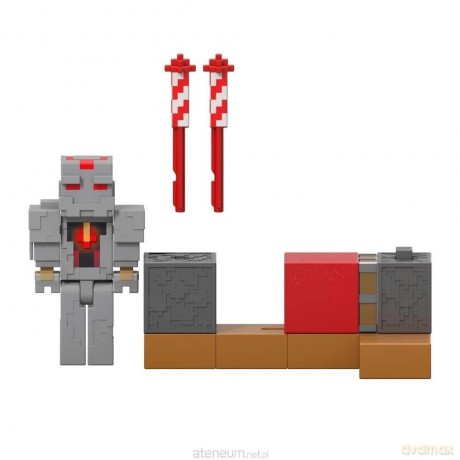 Minecraft Wyrzutnia fajerwerków + figurka Zestaw [FIGURKA]