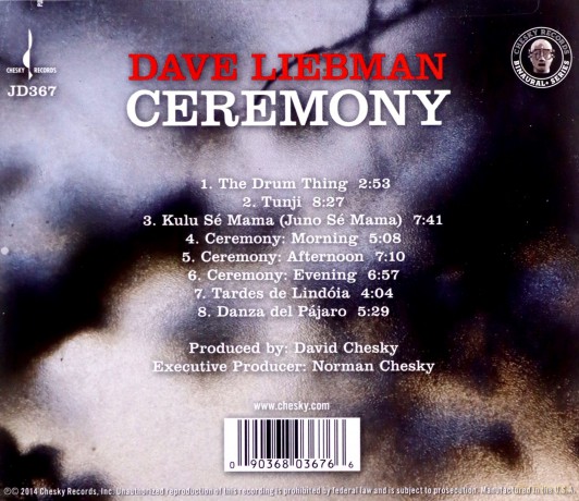 Dave Liebman: Ceremony [CD]