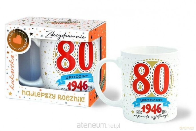 Kubek Premium Urodziny 80