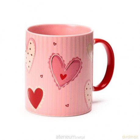 Kubek porcelanowy Serca Amora
