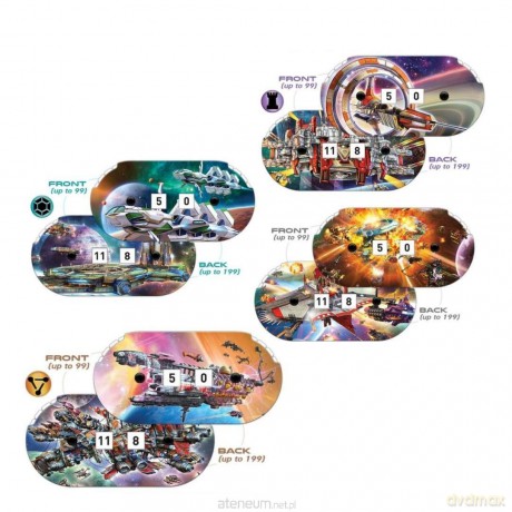 Star Realms: Rise of Empire 4 Liczniki IUVI Games [GRA PLANSZOWA]