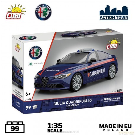 Alfa Romeo Giulia Quadrifoglio CARABINIERI [KLOCKI]