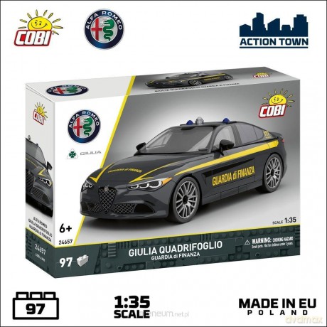 Alfa Romeo Giulia Quadrifoglio Guardia di Finanza [KLOCKI]
