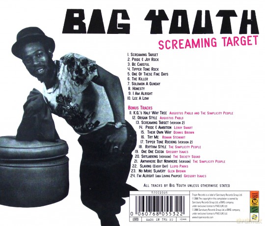 Big Youth: Screaming Target [CD]