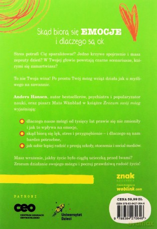 Zrozum swój mózg. Skąd biorą się emocje... - Andres Hansen, Mats Wnblad [KSIĄŻKA]
