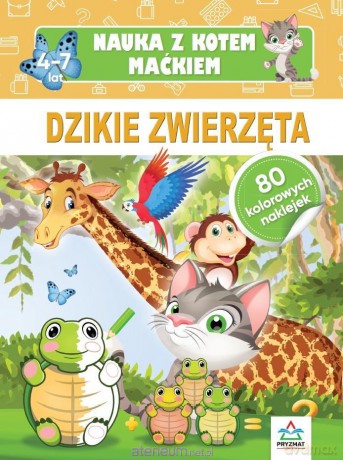 Nauka z kotem Maćkiem. Dzikie zwierzęta - Hristo Dimitrov [KSIĄŻKA]