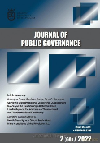 Journal of Public Governance 2/2022 - red. Stanisłam Mazur [KSIĄŻKA]