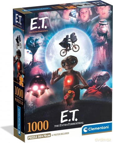 CLEMENTONI 1000 el. Cult movies E.T. [PUZZLE]