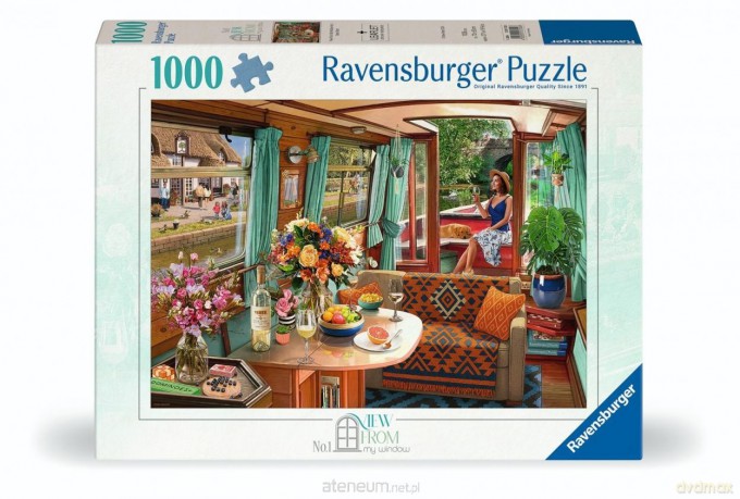 RAVENSBURGER 1000 el. Canal Boat [PUZZLE]