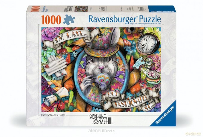 RAVENSBURGER 1000 el. Fashionably Late [PUZZLE]