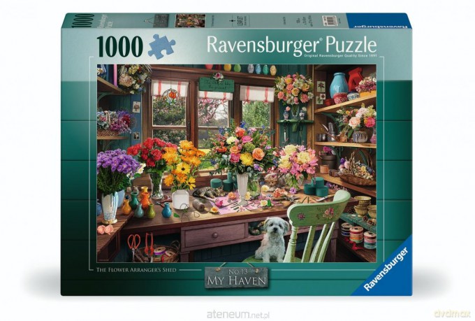 RAVENSBURGER 1000 el. Flower Arranger's Shed [PUZZLE]