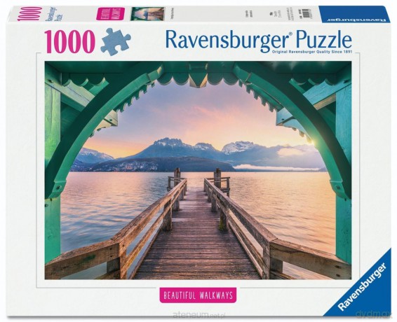 RAVENSBURGER 1000 el. Footbridge at Lac d'Annecy [PUZZLE]