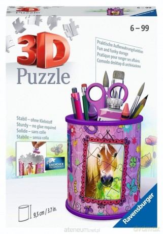 RAVENSBURGER Puzzle 3D Horse Pencil Cup [PUZZLE]