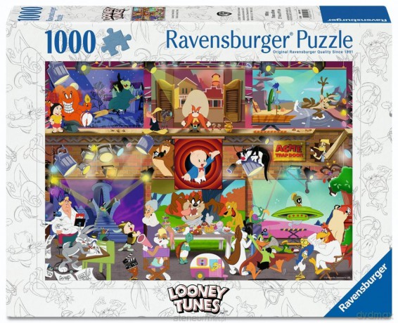 RAVENSBURGER 1000 el. Looney Tunes Studio [PUZZLE]