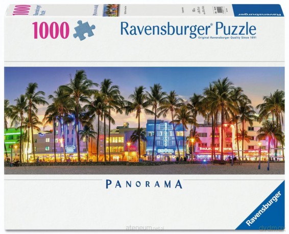 RAVENSBURGER 1000 el. Night Glow on Ocean Drive Panorama [PUZZLE]