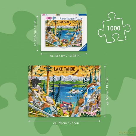 RAVENSBURGER 1000 el. Sacred Lake Tahoe [PUZZLE]