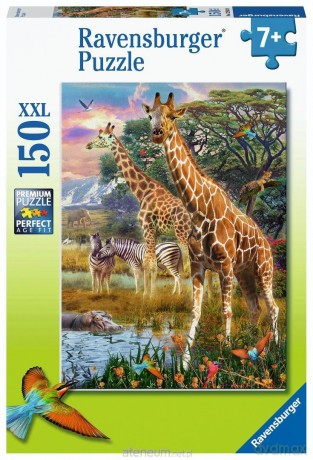 RAVENSBURGER 150 el. Giraffes in Africa [PUZZLE]