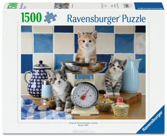RAVENSBURGER 1500 el. Kittens in the Kitchen [PUZZLE]