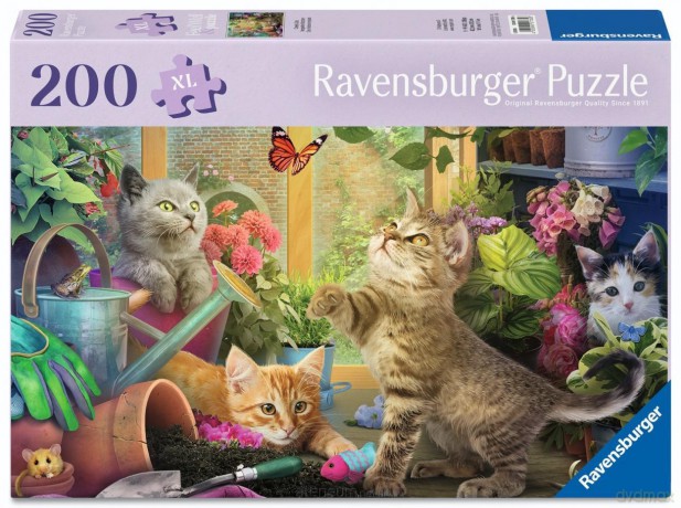 RAVENSBURGER 200 el. Cheeky Cats [PUZZLE]