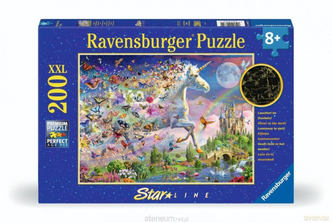 RAVENSBURGER 200 el. Magical Butterfly Unicorn [PUZZLE]