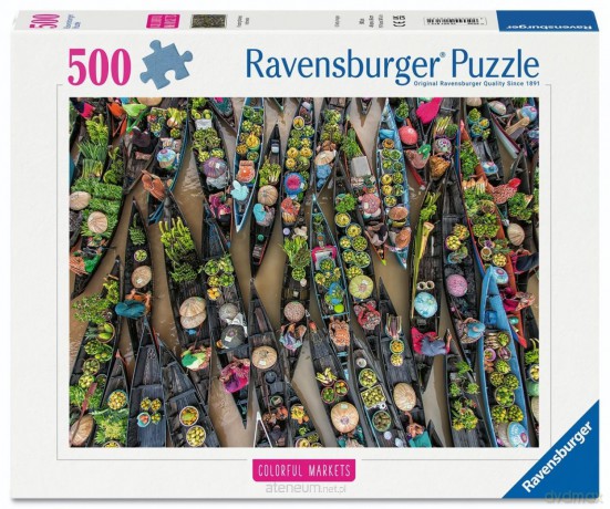 RAVENSBURGER 500 el. Floating Market, Indonesia [PUZZLE]