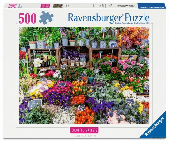 RAVENSBURGER 500 el. Flower Market, France [PUZZLE]