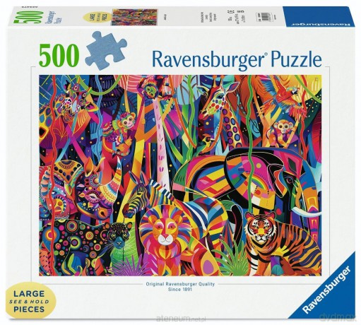 RAVENSBURGER 500 el. Jeweled Jungle [PUZZLE]