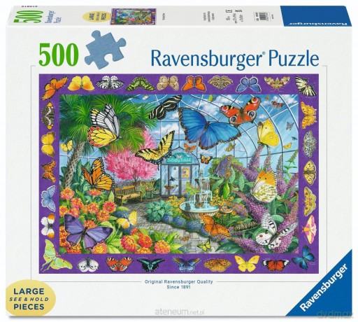 RAVENSBURGER 500 el. The Butterfly Place [PUZZLE]