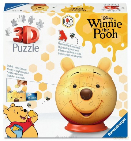 RAVENSBURGER Puzzle 3D Winnie Pooh with ears [PUZZLE]