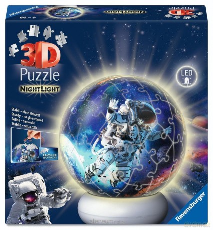 RAVENSBURGER Puzzle 3D NightLight Astronauts in Space [PUZZLE]