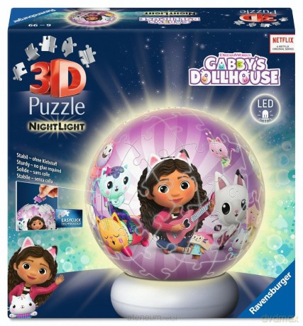 RAVENSBURGER Puzzle 3D NightLight Gabby's Dollhouse [PUZZLE]