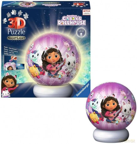 RAVENSBURGER Puzzle 3D NightLight Gabby's Dollhouse [PUZZLE]