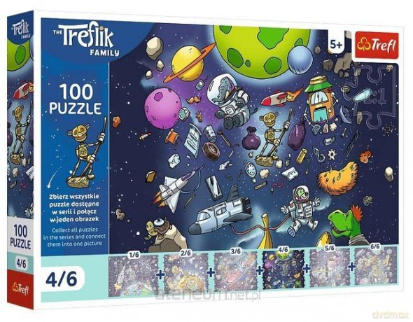 TREFL 100 el. Robobot w kosmosie [PUZZLE]