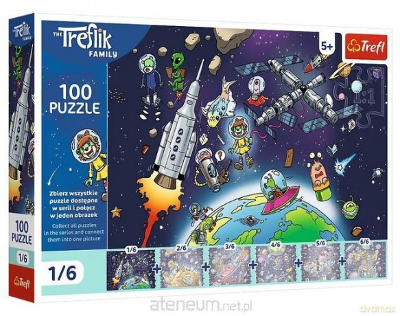 TREFL 100 el. Treflinka w kosmosie [PUZZLE]
