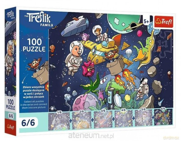 TREFL 100 el. Wujcio w kosmosie [PUZZLE]