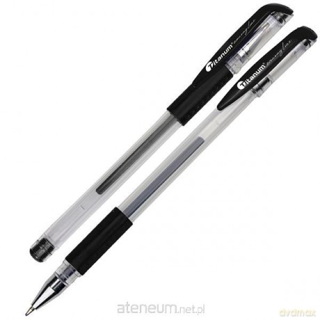 Długopis żelowy 0,5mm czarny 1szt