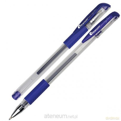 Długopis żelowy 0,5mm niebieski 1szt