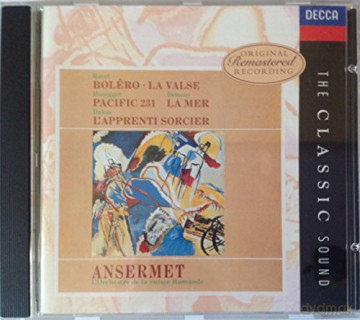 Ansermet/Orch.De La Suisse: Ravel:Bolero,La Valse,+Dukas/Honegger, [CD]