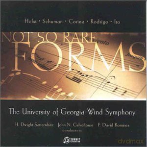 University Of Georgia Wind Symphony: Forms...(Not So Rare) [CD]