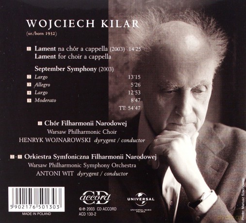 Antoni Wit, Henryk Wojnarowski: Kilar - September Symphony (2003) [CD]