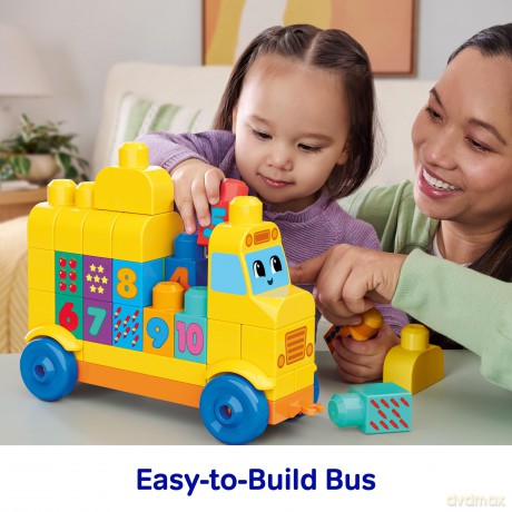 Mega Bloks Autobus Buduj i licz Pojazd i klocki
