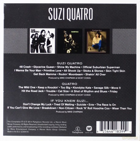 Suzi Quatro: Triple Album Collection [3CD]