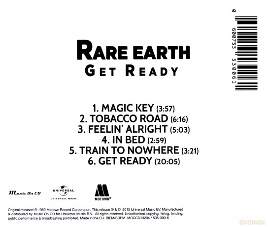 Rare Earth: Get Ready [CD]