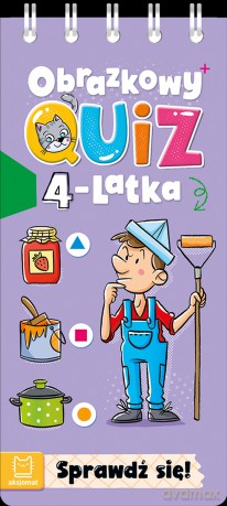 Obrazkowy quiz 4-latka. Sprawdź się! - Agnieszka Bator [KSIĄŻKA]