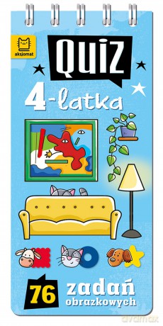 Quiz 4-latka. 76 zadań obrazkowych - Anna Podgórska [KSIĄŻKA]