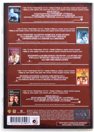 Kolekcja Tennessee Williams: Kotka na gorącym blaszanym dachu | Noc Iguany | Rzymska wiosna pani Stone | Słodki ptak młodości | Tramwaj zwany pożądaniem [BOX] [6DVD]
