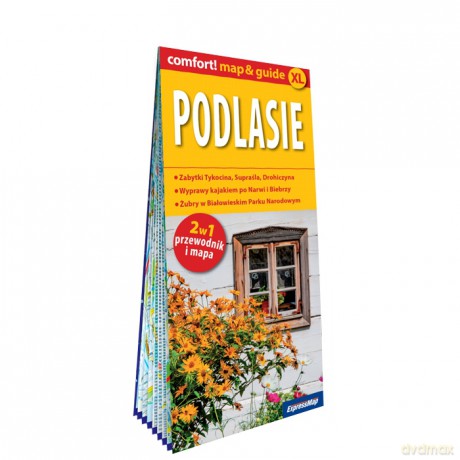 Podlasie laminowany przewodnik i mapa XL 2w1 - Małgorzata Niczyporuk