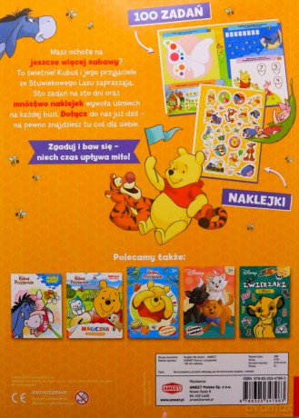Disney Kubuś i przyjaciele 100 dni zabawy STO-9104 [KSIĄŻKA]