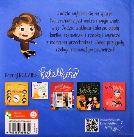 Jadzia Pętelka idzie na spacer. Jadzia Pętelka - Barbara Supeł [KSIĄŻKA]